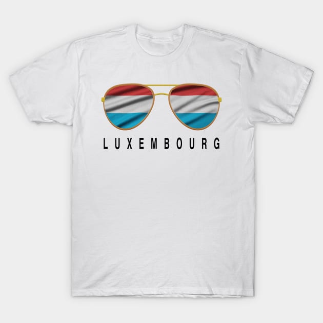 Luxembourg Sunglasses, Luxembourg Flag, Luxembourg gift ,  Luxembourger , T-Shirt by JayD World